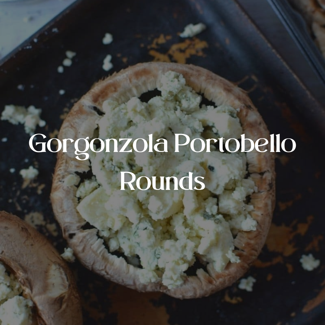 Gorgonzola Portobello Rounds