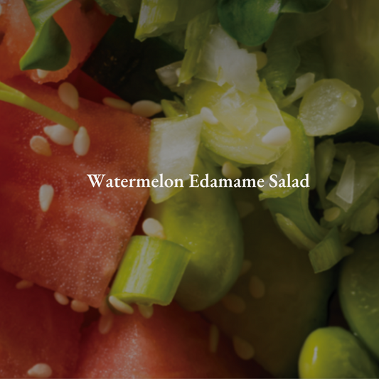 Watermelon Edamame Salad